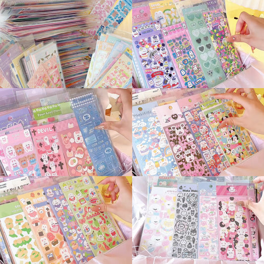 Lucky Sticker Box,Random Non-repeating Stickers Box