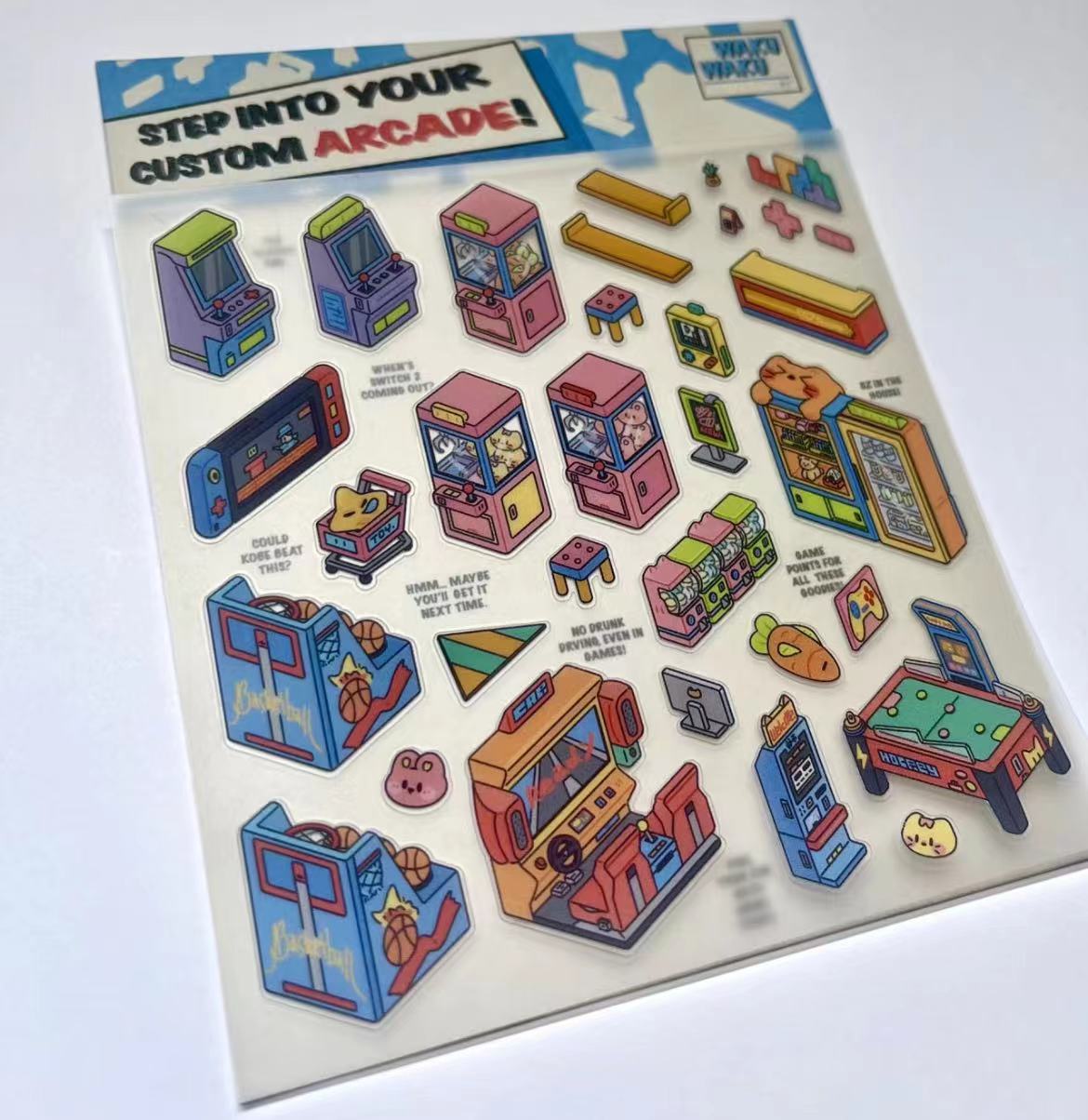 3D Retro Scene Stickers DIY New Civilization Outdoor Store Fashion Boutique