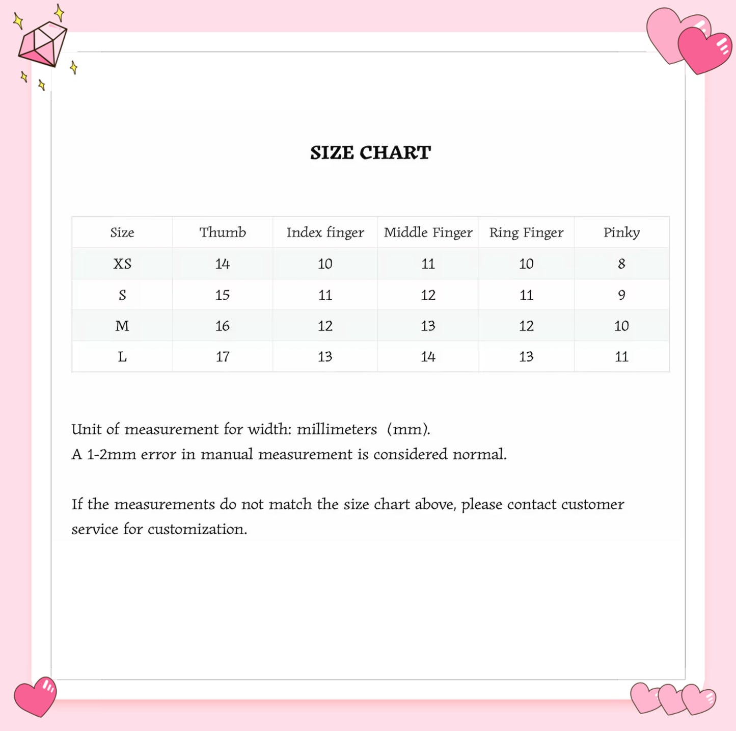 Handmade Nail Art Lucky Box