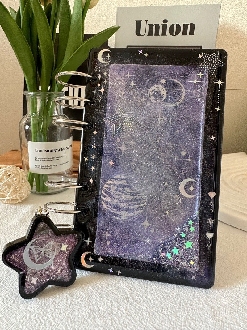 Resin Art Journal Handmade A6 Notebook