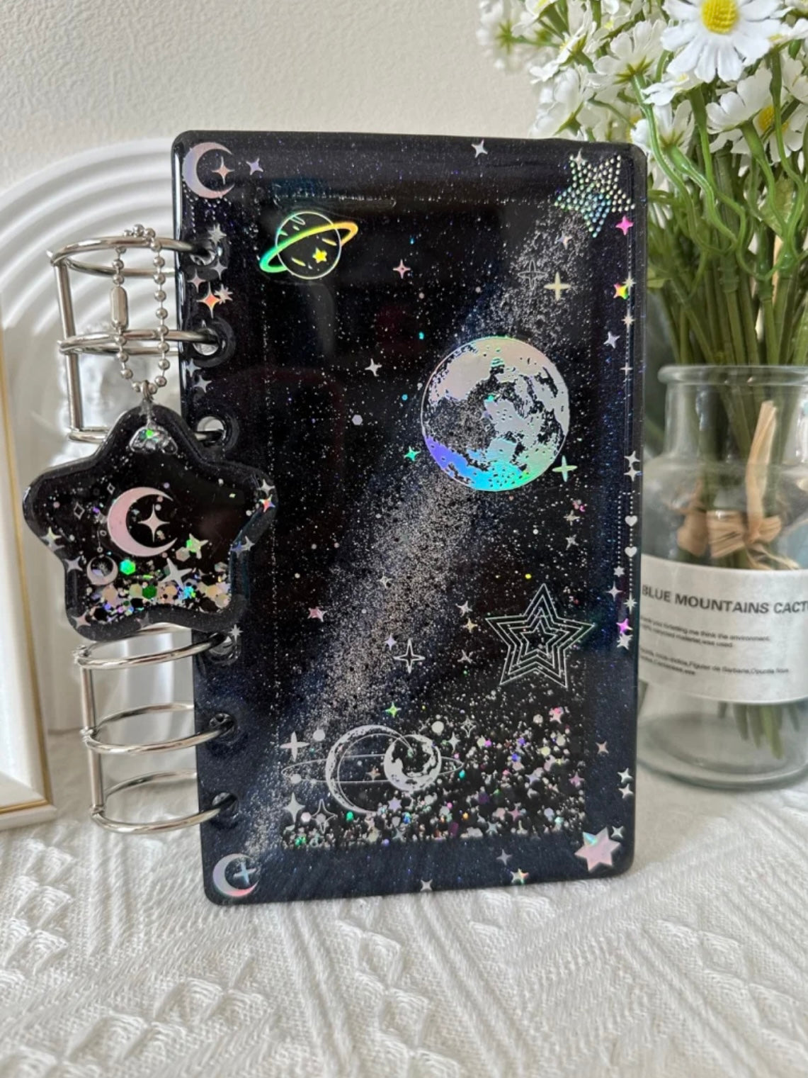 Resin Art Journal Handmade A6 Notebook