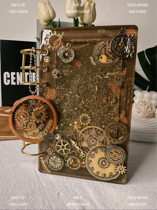 Resin Art Journal Handmade A6 Notebook