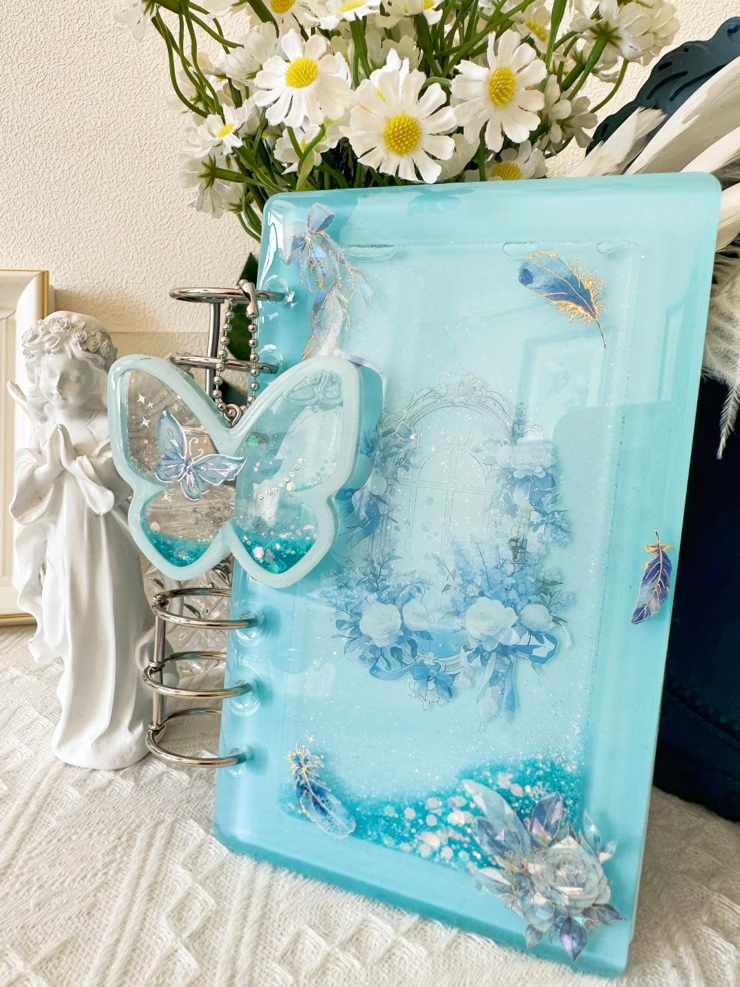 Resin Art Journal Handmade A6 Notebook