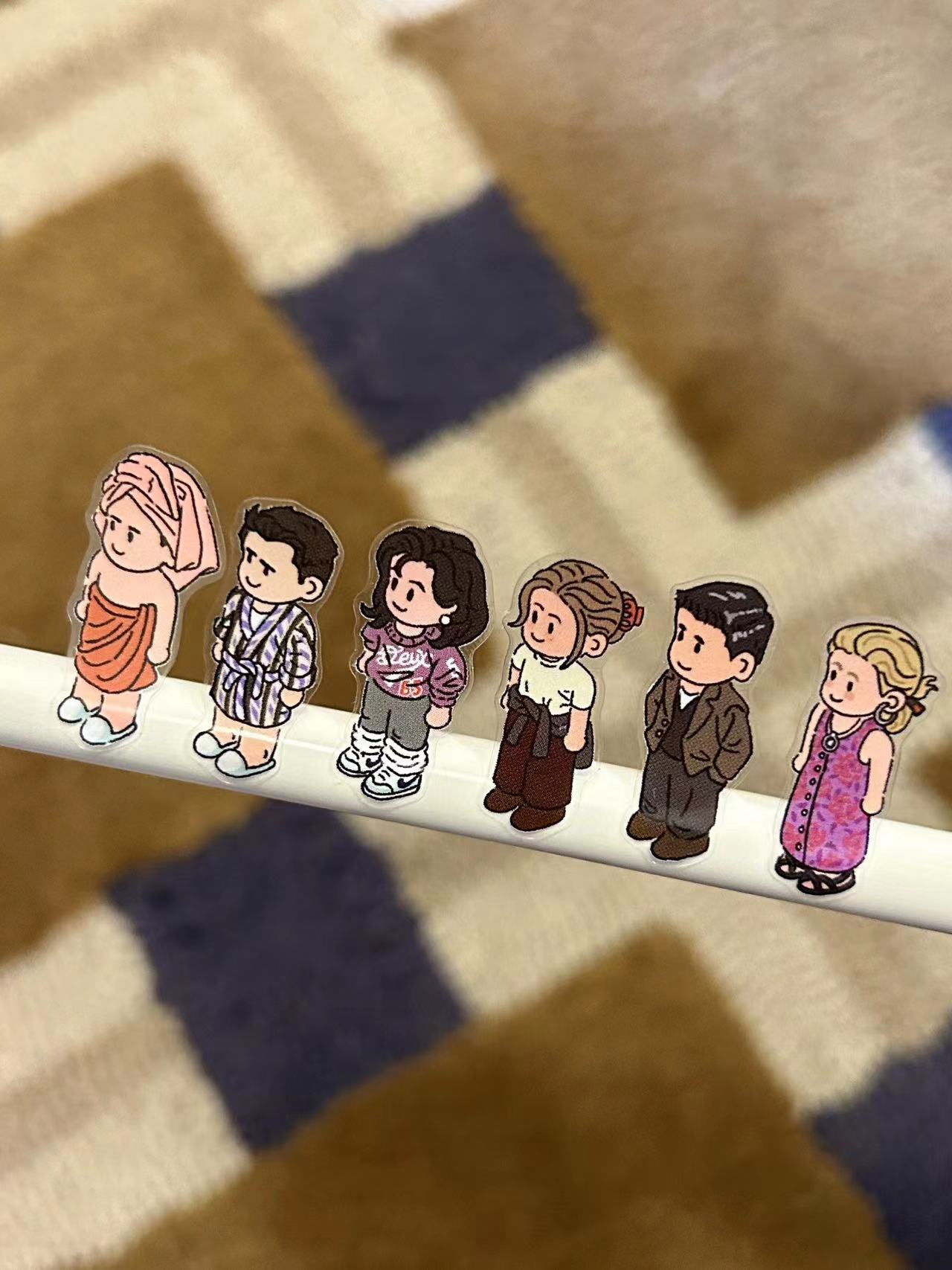 Friends Sticker Scene Create DIY Monica’s Kitchen Chandler's Living Room Central Perk