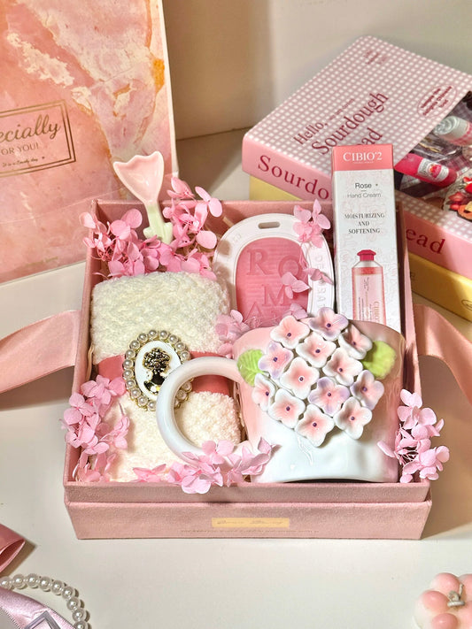 Pink Hygge Gift Box for Your Loved One