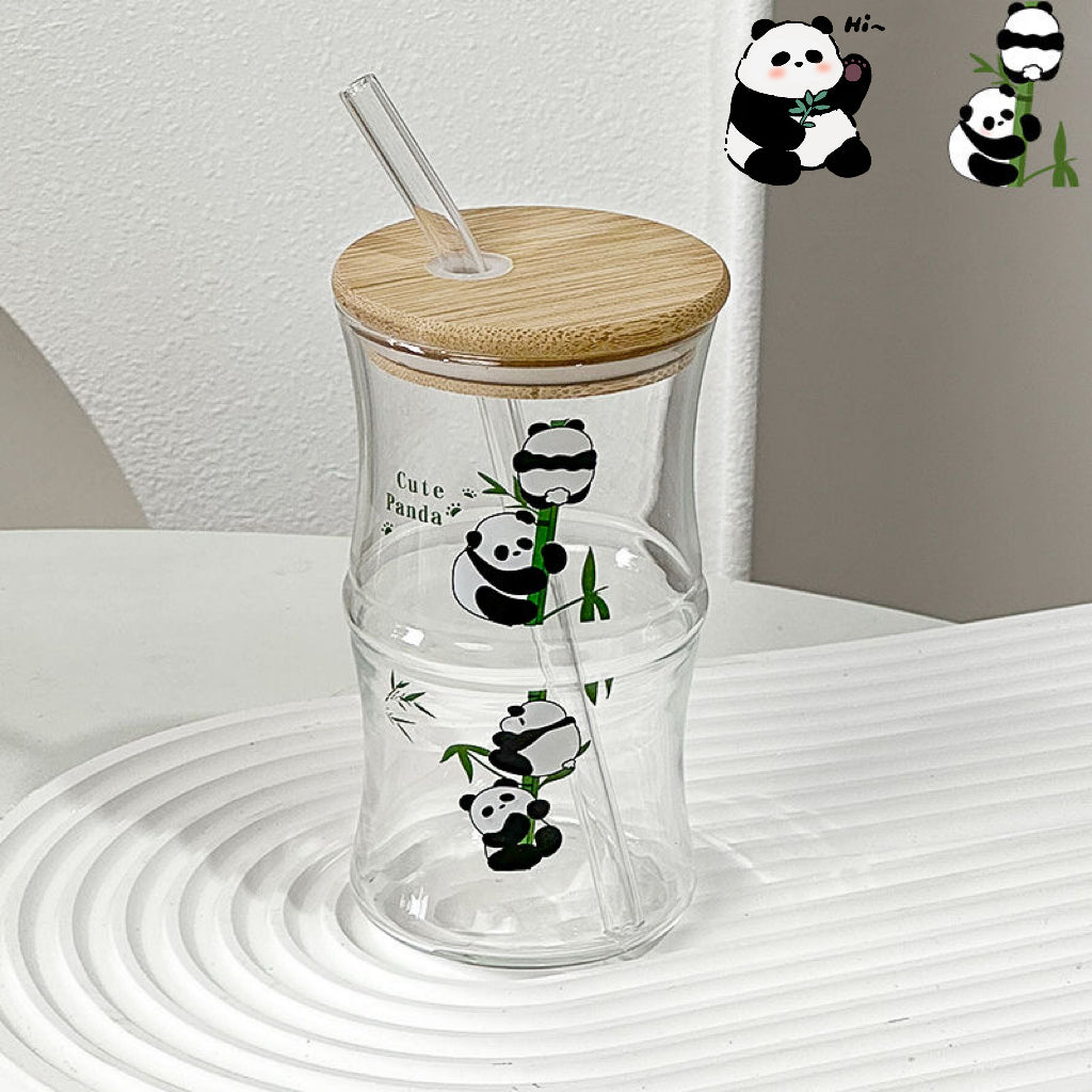 Green Panda-Themed Gift Basket Sending Healing Vibes Gift Box
