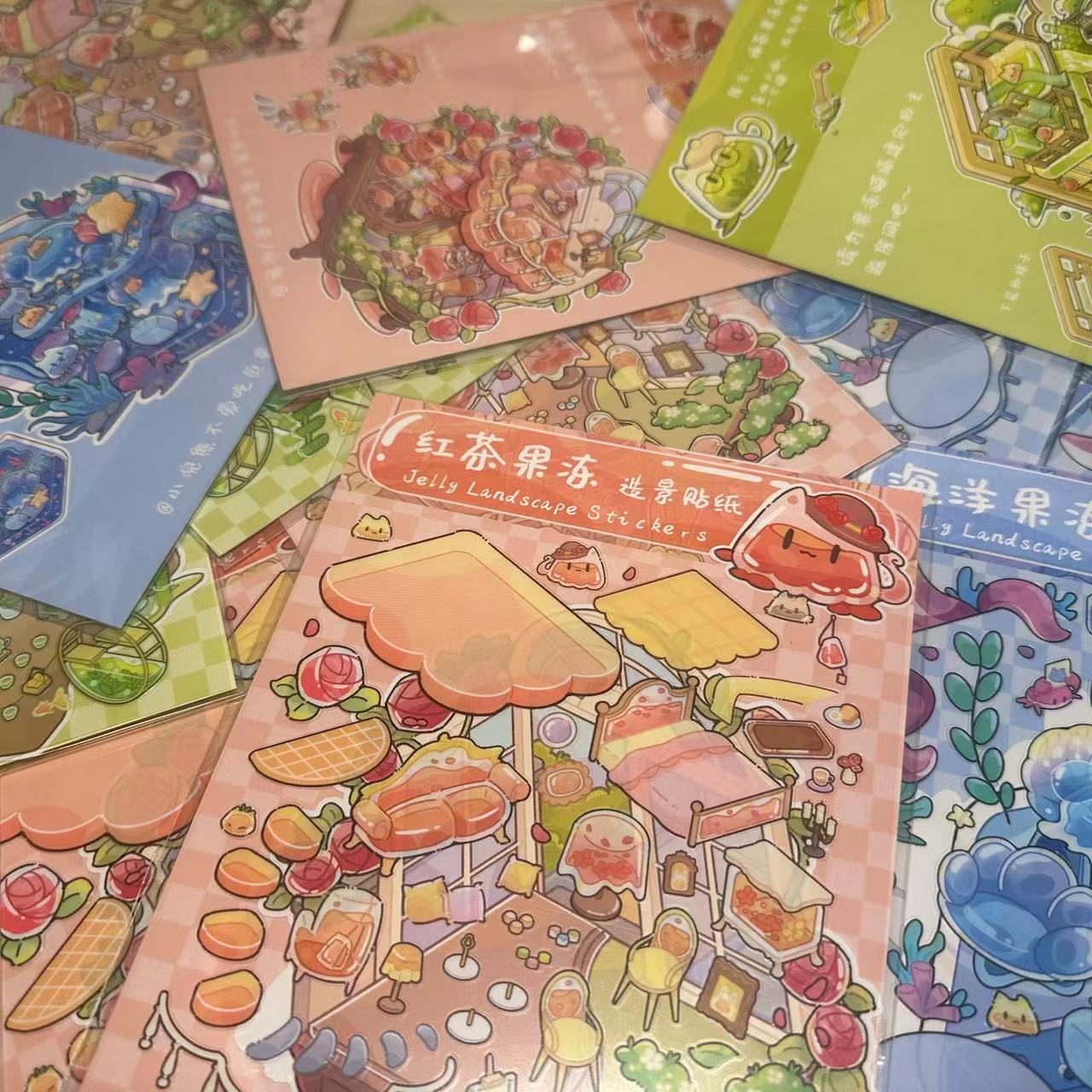 Tomato Dreamy Jelly Landscape Sticker