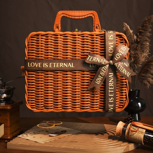 Coffee Time Essentials Basket,Free Engraving