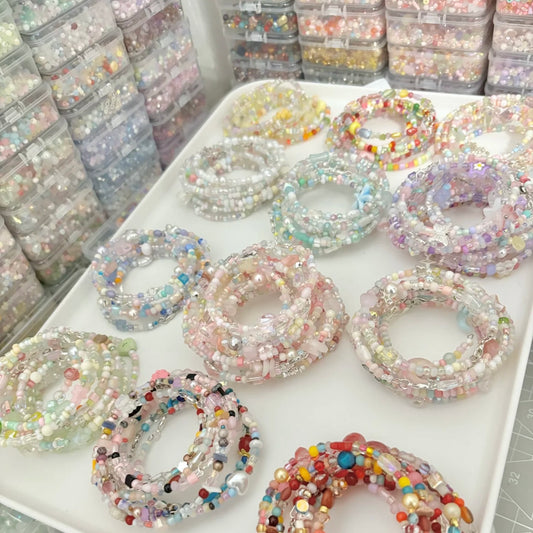 Handmade Rice Beaded Bracelet