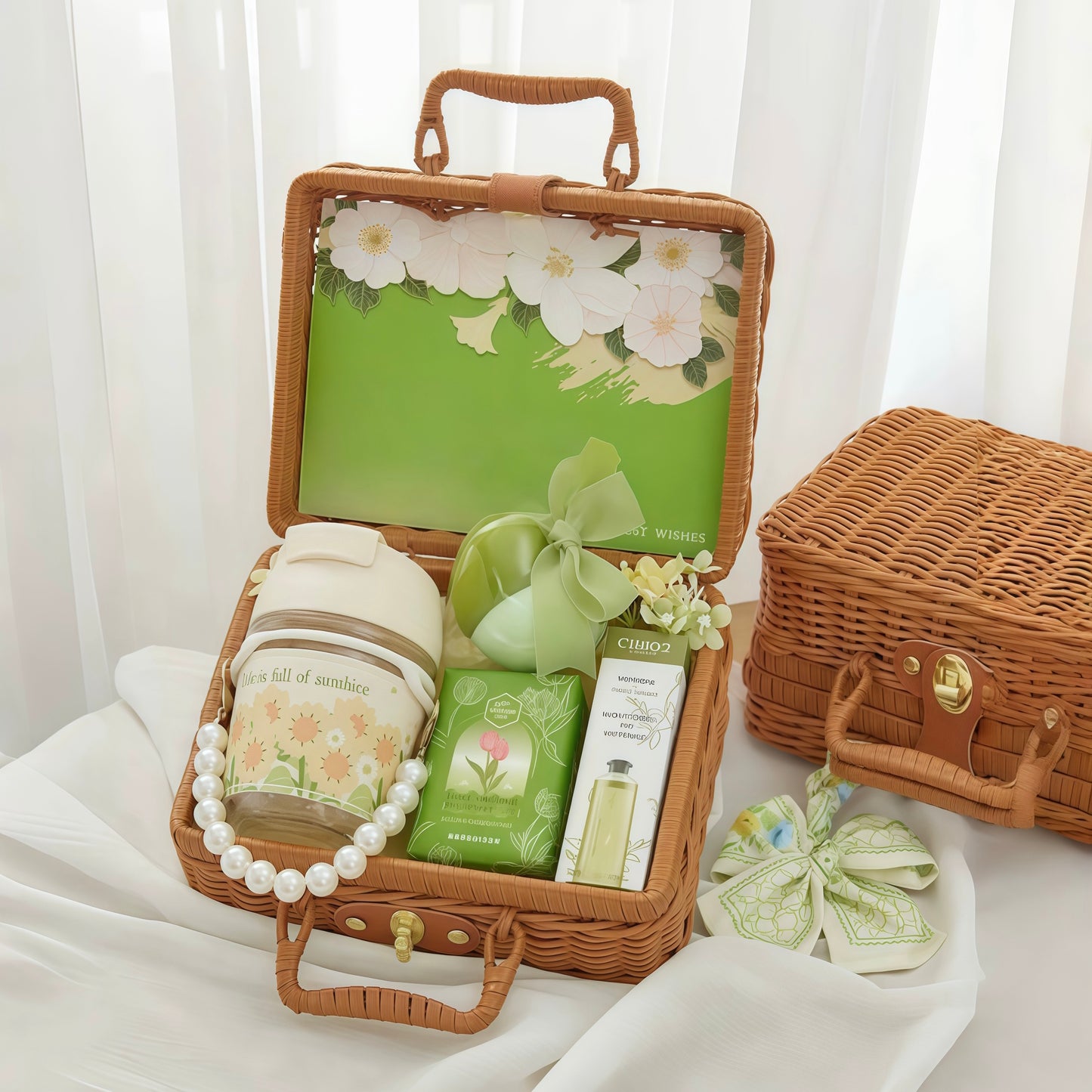 Green Tulip Luxury Gift Basket
