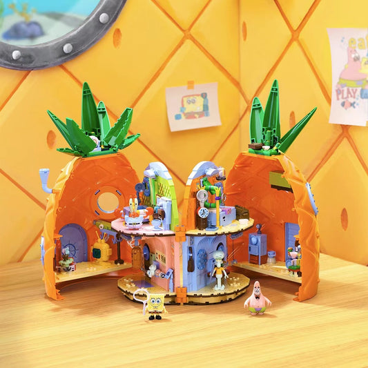 Pineapple House Model Building Blocks Kit Simplified Version