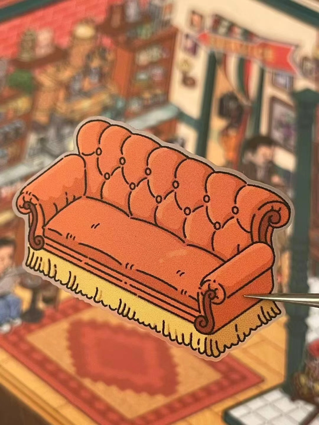 Friends 3D Sticker Scene DIY Central Perk