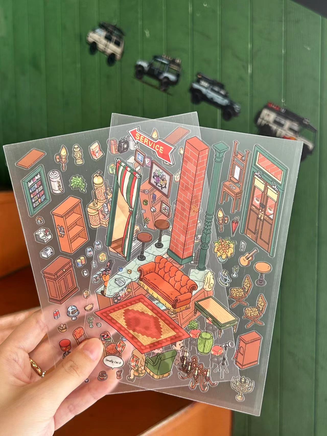 Friends 3D Sticker Scene DIY Central Perk