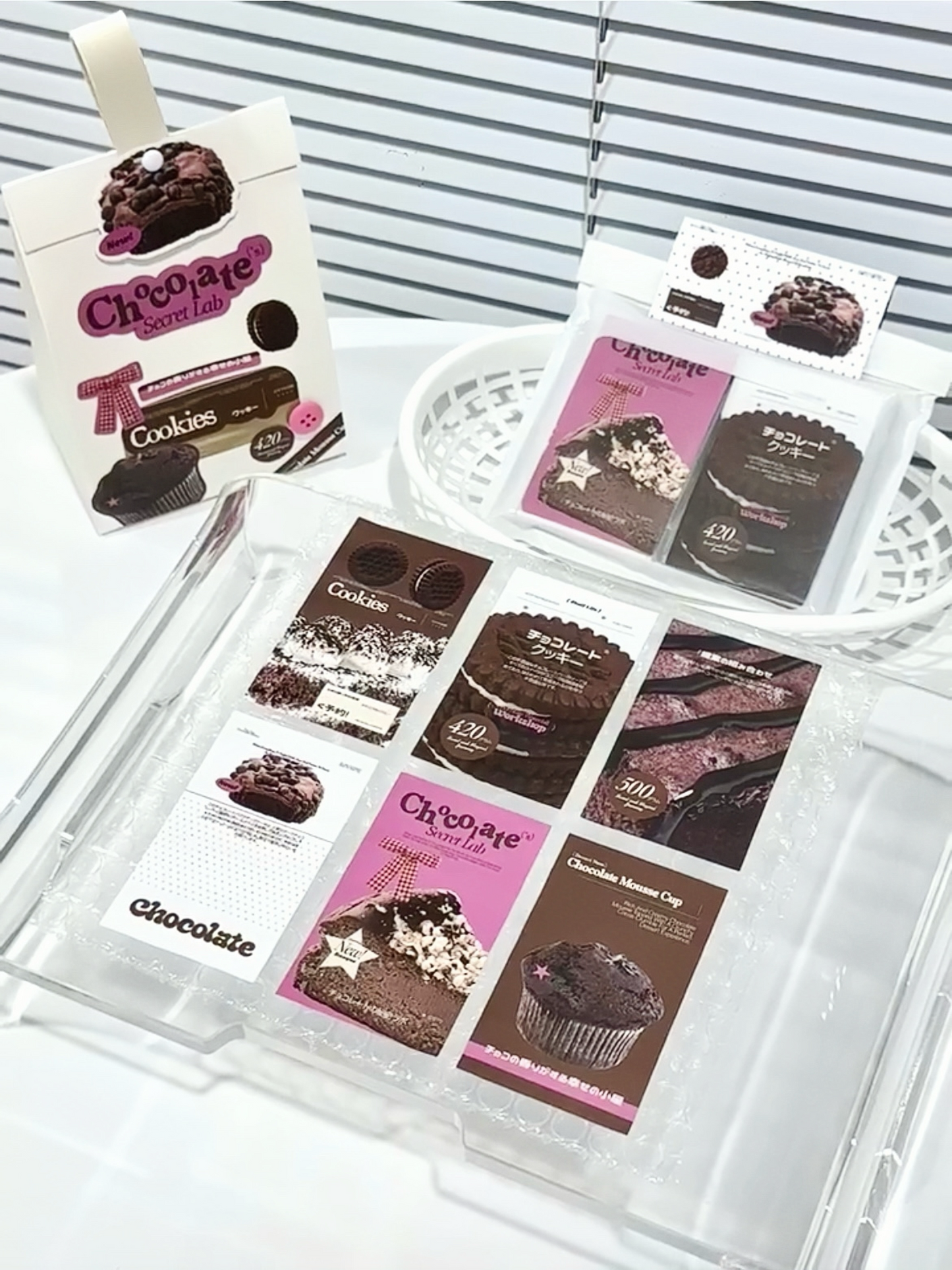 Pink Cookie Ephemera Kit for Journaling Scrapbooking