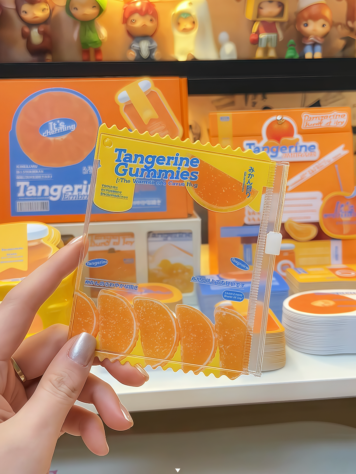 Orange Decorative Ephemera Kit for Journaling Scrapbooking Packaging