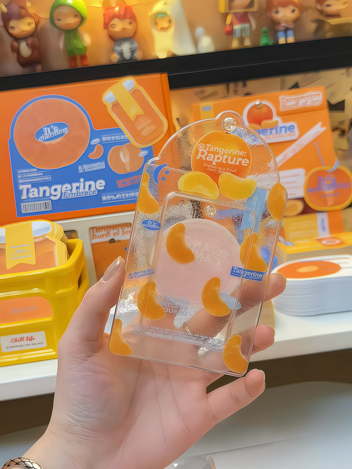 Orange Decorative Ephemera Kit for Journaling Scrapbooking Packaging