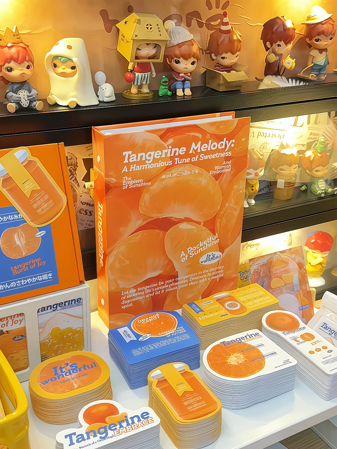 Orange Decorative Ephemera Kit for Journaling Scrapbooking Packaging