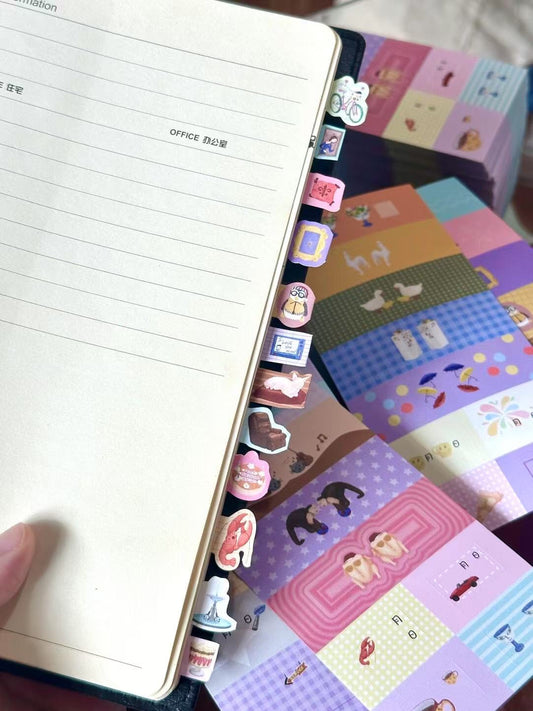FRIENDS Sticky Index Tabs for Journals & Planners