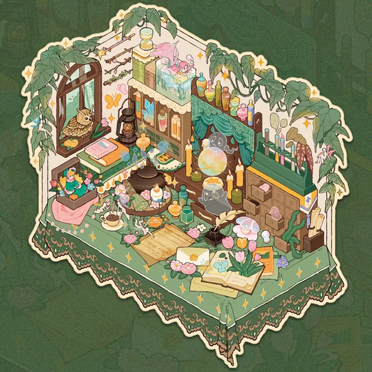 DIY Your Desk 3D Landscape Stickers