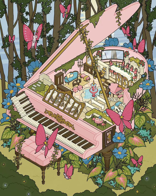 3D Sticker Scene Melody in Wonderland Masterpiece Studio Farm Tales