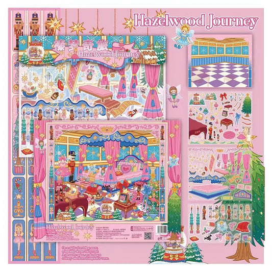 3D DIY Fairy Tale Sticker Puzzle – Dreamy & Dark Scenes