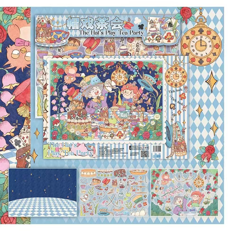 3D DIY Fairy Tale Sticker Puzzle – Dreamy & Dark Scenes