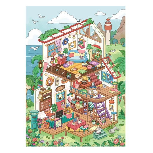 3D Sticker Green Visual Plantation Garden House Painting Studio