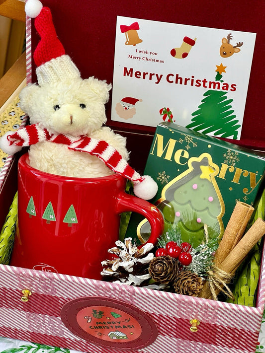 Red Plaid Christmas Box