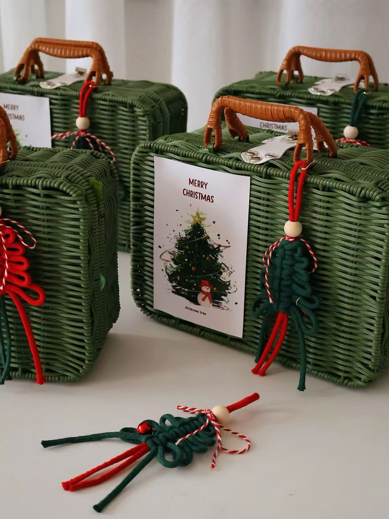 Holiday Warmth Gift Basket-Smart Coffee Thermos Handmade Candle