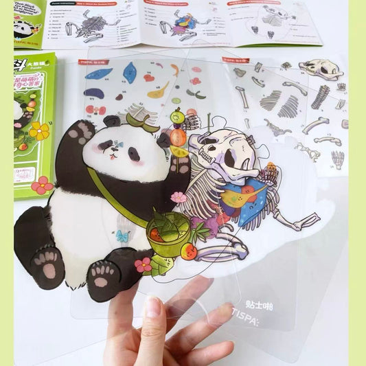 DIY Animal Dissection and Restoration Sticker Game