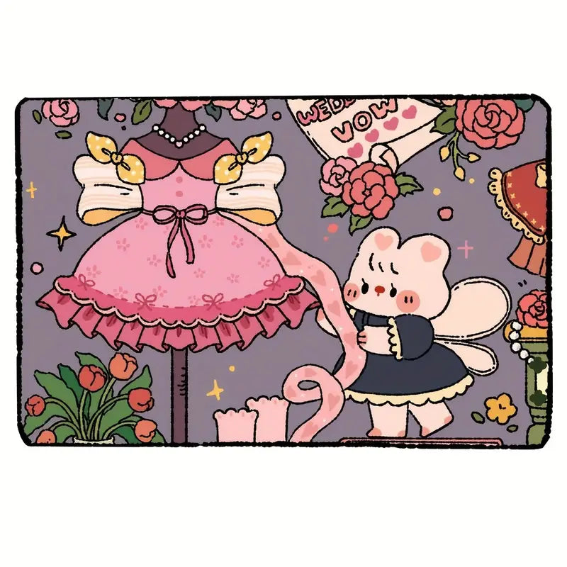 4pcs Vintage 3D Sticker Scene
