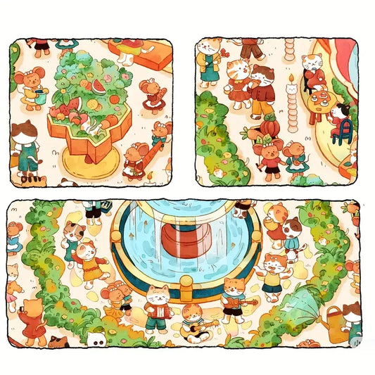 Big Size 3D Stickers, Make Cute Cat Party Photo Studio Cloud Paradise Miniature