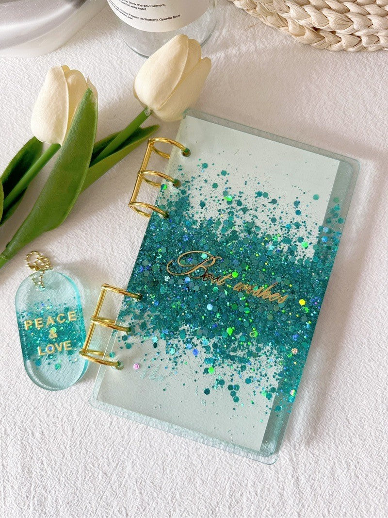 Handmade Resin Art Notebook Custom A6 Journal Kit