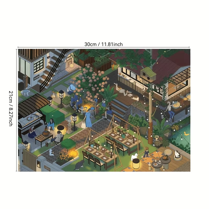 Urban Casual Daily Scene Stickers Collection