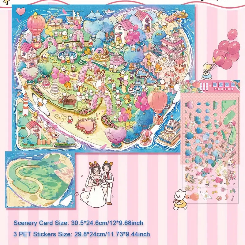 Love Island Wedding Sticker Set