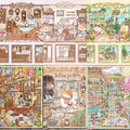 DIY Dreamy Cute Cat House 3D Miniature Scene Sticker Game
