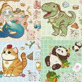 DIY Animal Dissection and Restoration Sticker Game