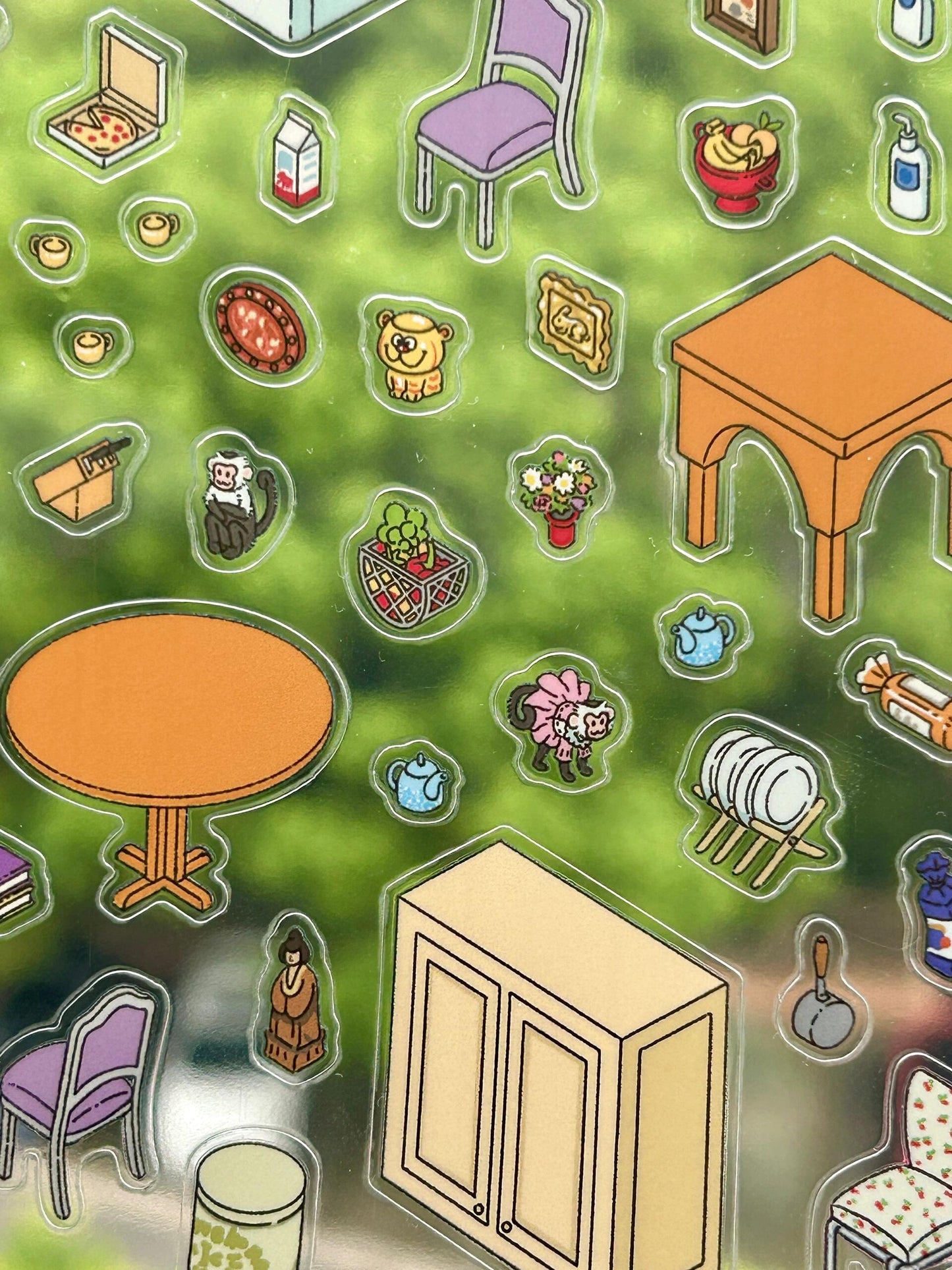 Friends Sticker Scene DIY Chandler's Living Room Monica’s Kitchen Central Perk