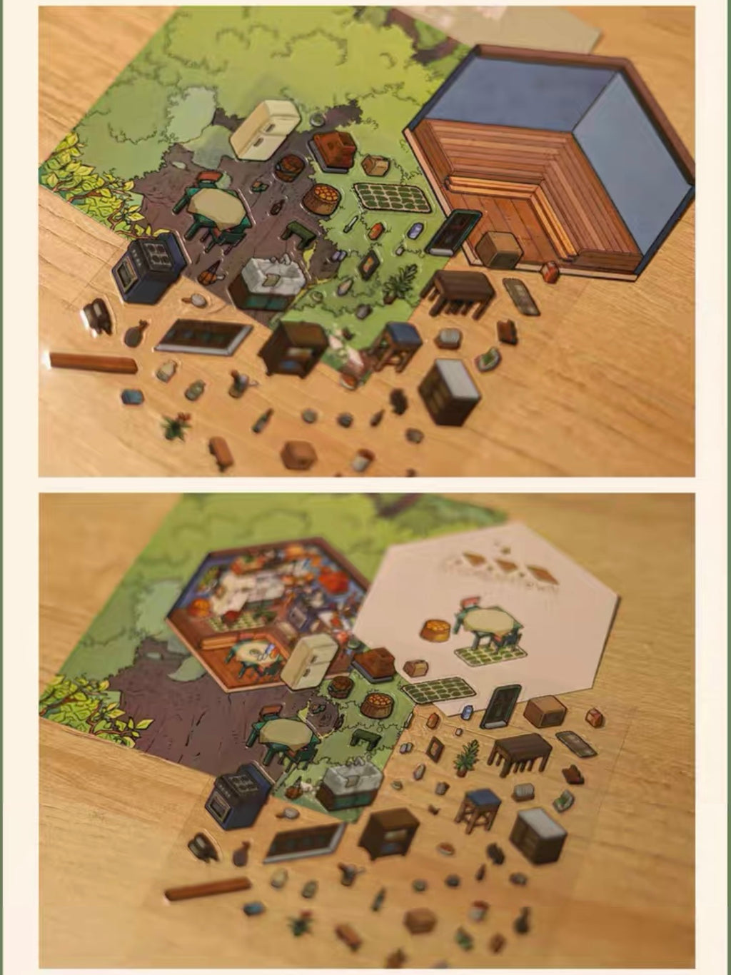 Create Tree House Dream Room Sticker Scene DIY 3D Miniature Scene