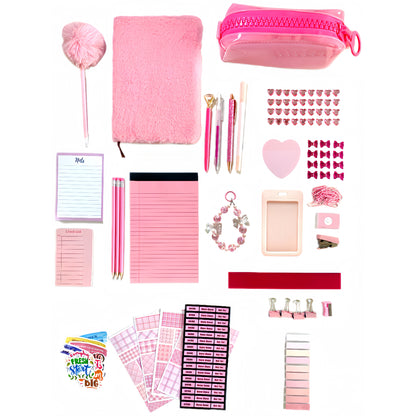 Pink Stationery Set for Students
