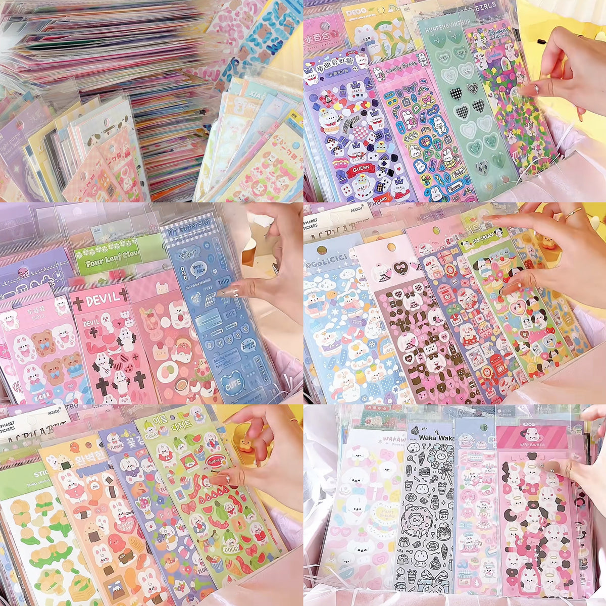 Lucky Box Random Lucky Sticker Box,Random Non-repeating Stickers Box – LOVE WISD