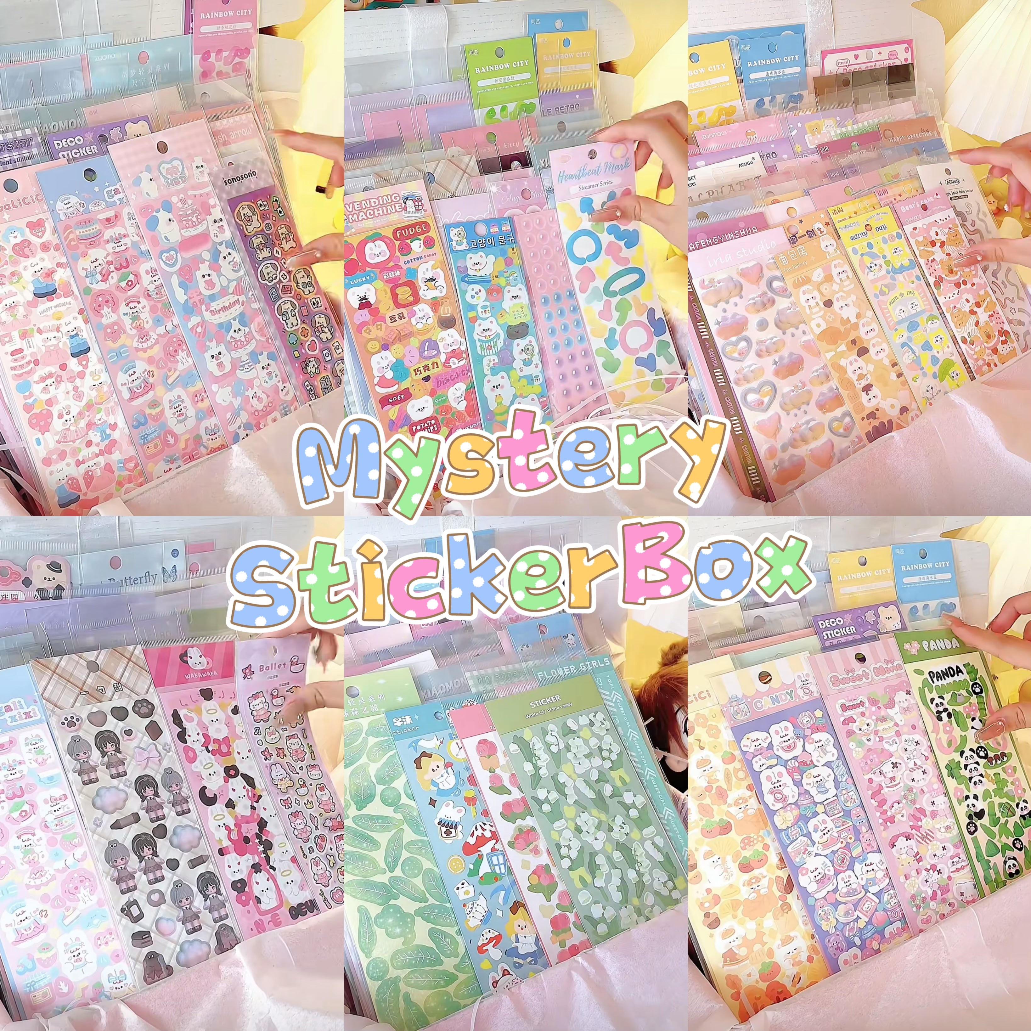 Lucky Sticker Box,Random Non-repeating Stickers Box – LOVE WISD