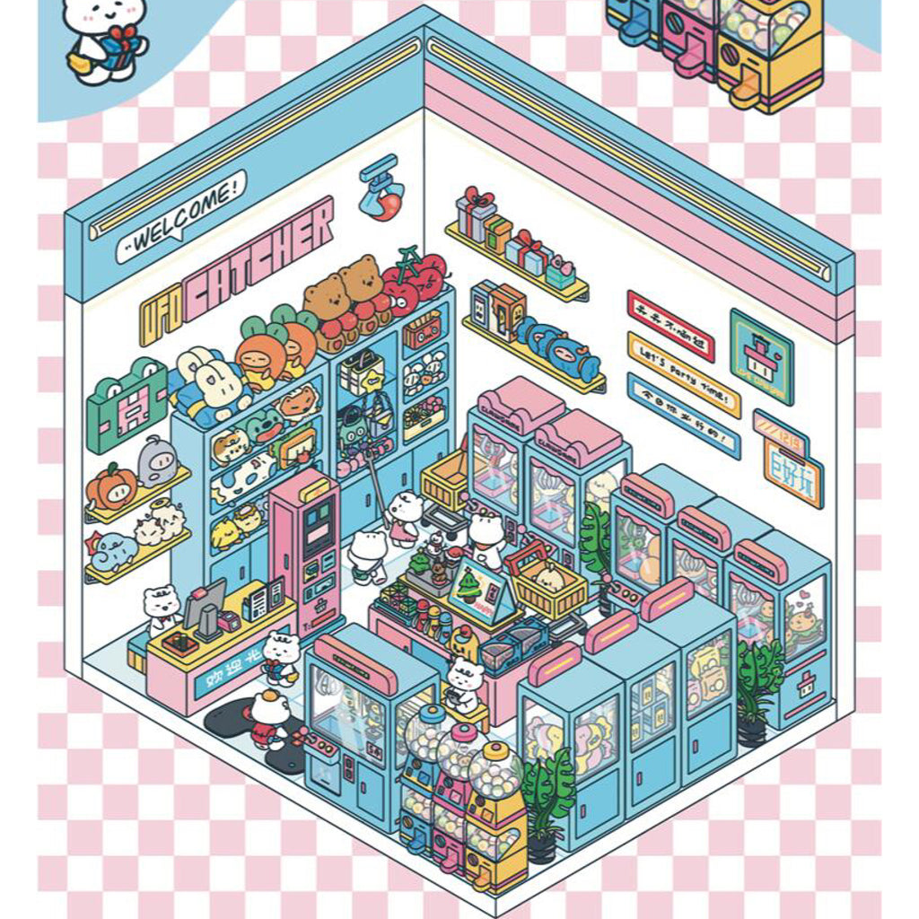 Sticker Scene! DIY Cinema|Harvest Season|Zombie|Claw Machine|Work Time