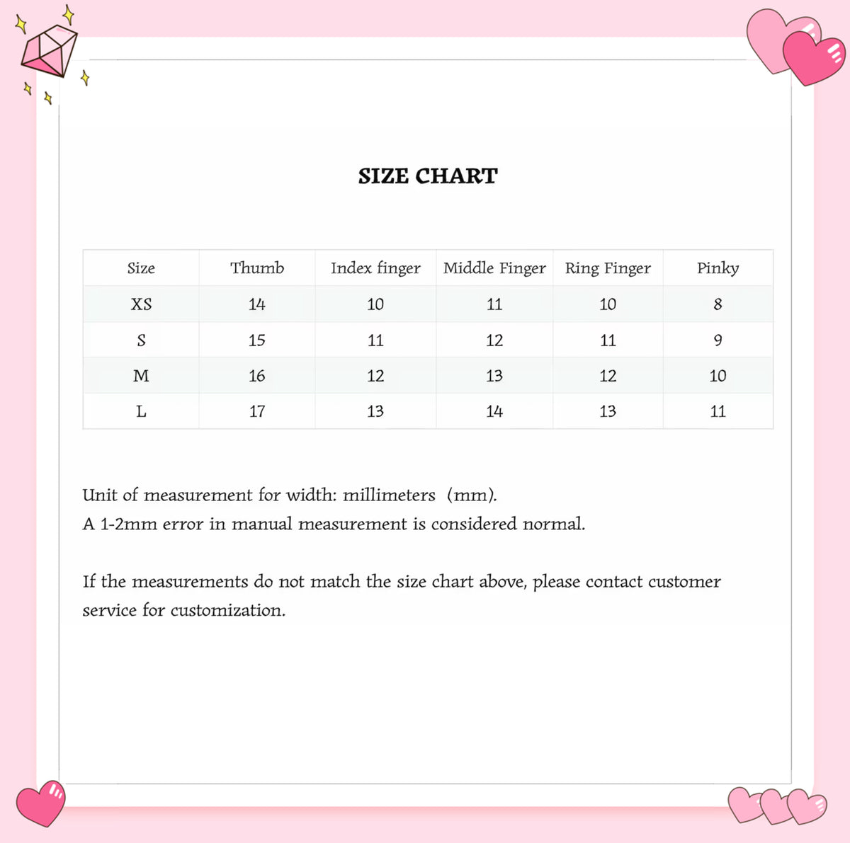 Handmade Nail Art Lucky Box