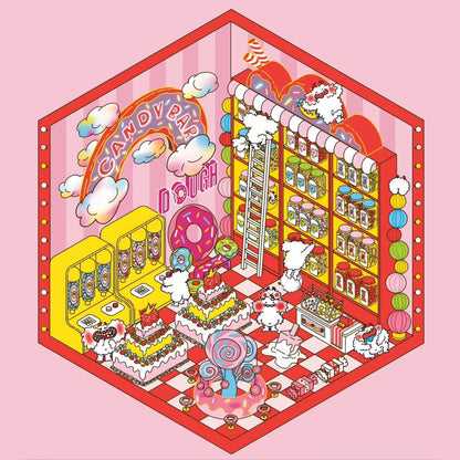 Luminous Sticker Scene:Make A Donut Shop|Christmas Party|Luminous Halloween Night|My Home|Seaside