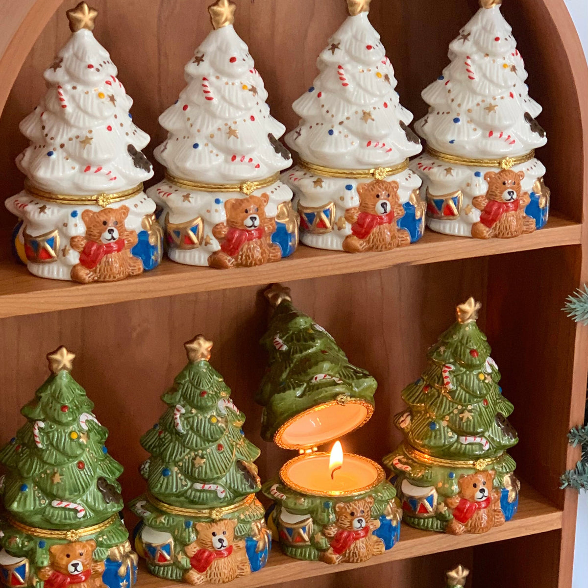 Christmas Bear Candle Gift Box
