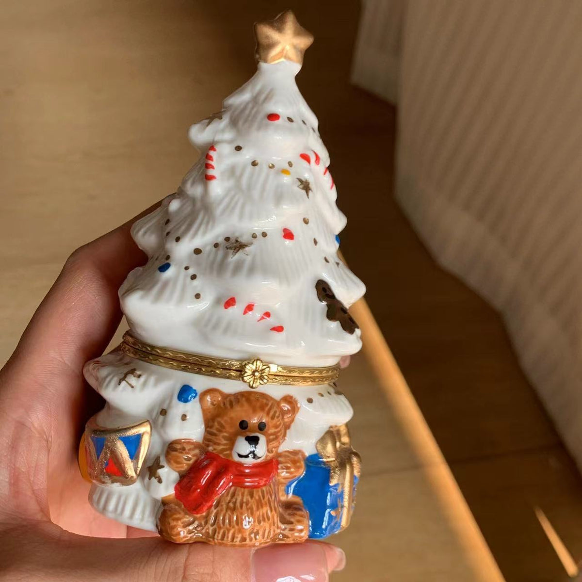 Christmas Bear Candle Gift Box
