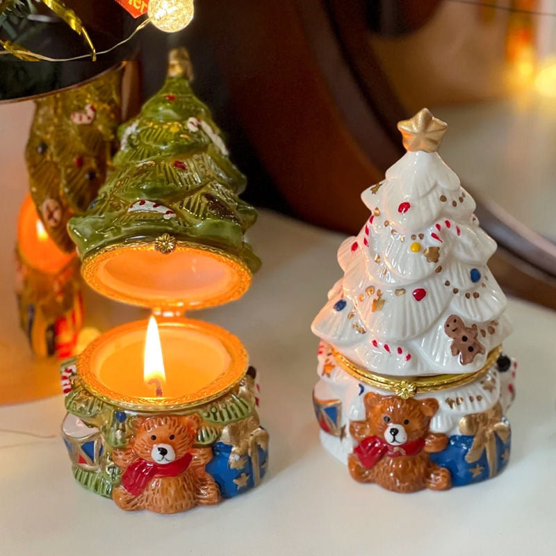 Christmas Bear Candle Gift Box