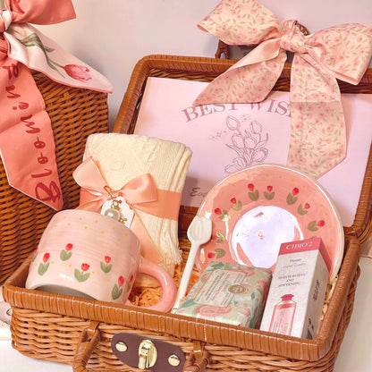 Tulip Hug In A Box|Encouragement Gift
