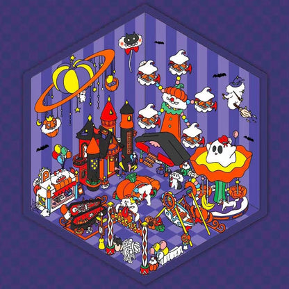 Luminous Sticker Scene:Make A Donut Shop|Christmas Party|Luminous Halloween Night|My Home|Seaside